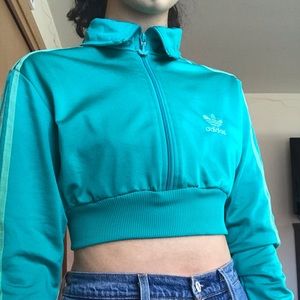 Blue adidas sweater